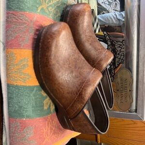 Dansko Womans Brown Leather Loafers